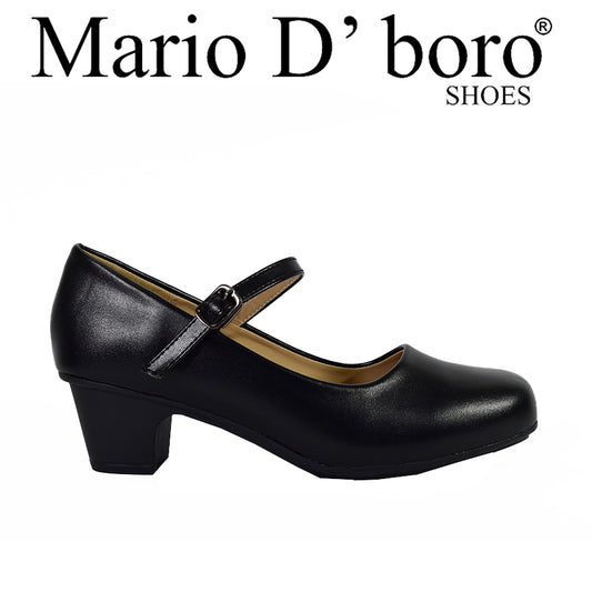 Mario D' Boro Women's College Pumps LX 27636 Black