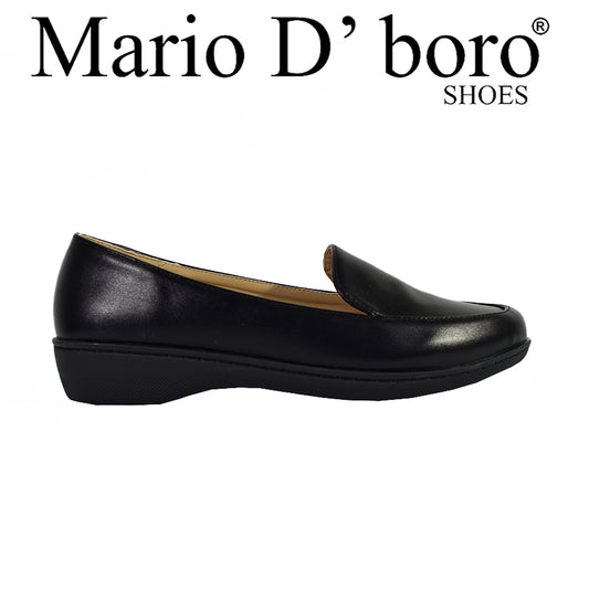 Mario D' Boro Women's SSHS Flats LX 27613 Black