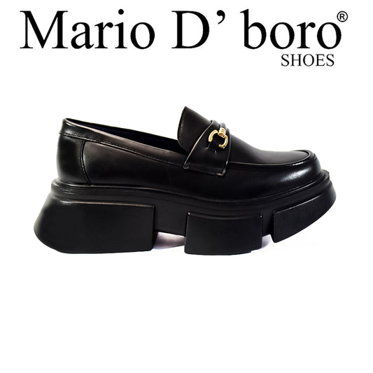 Mario D' Boro Men's Formal Slip On MX 25116 Black C53