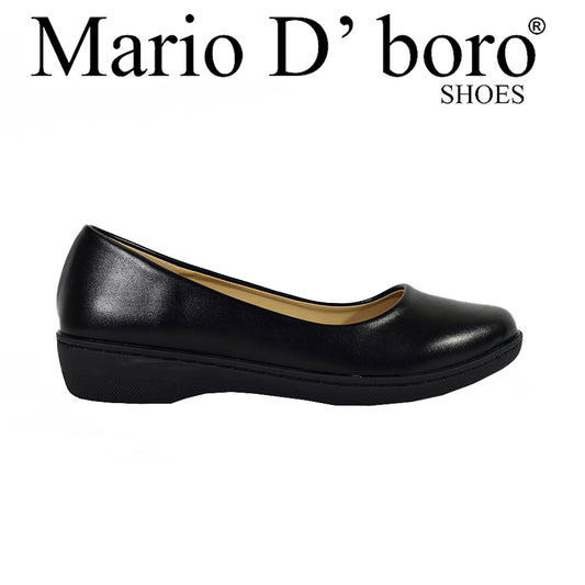 Mario D' Boro Women's SSHS Flats LX 27615 Black