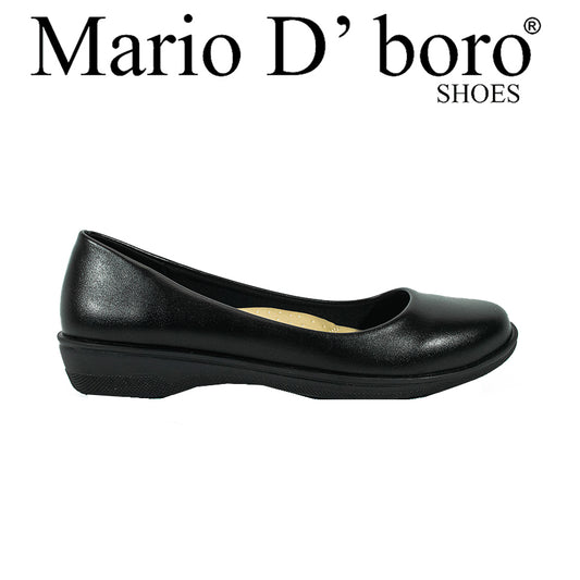 Mario D' Boro Women's Sshs Flats LX 26754 Black C54