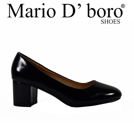 Mario D' Boro Women's College Pumps LX 27433 Black C67