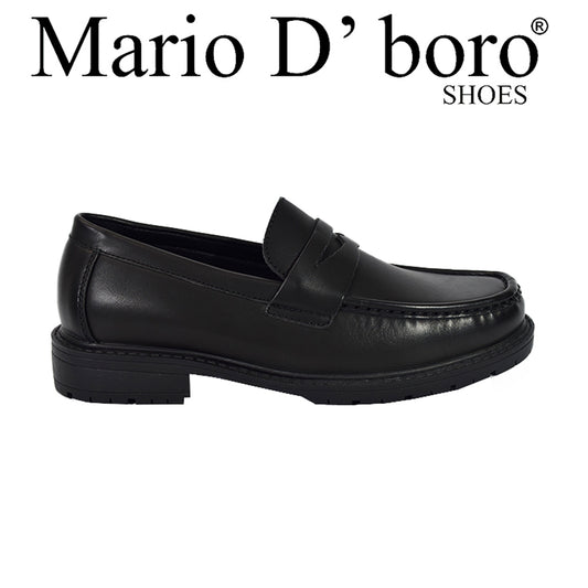 Mario D' Boro Men's Casual Loafers MX 25239 Black C55