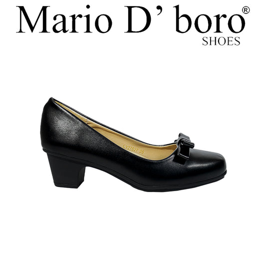 Mario D' Boro Women's College Pumps LY 27627 Black C67