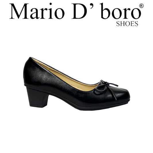 Mario D' Boro Women's College Pumps LY 27628 Black C67